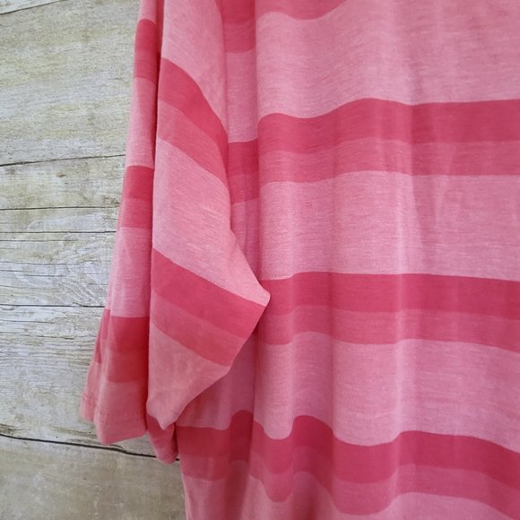 NWT LuLaRoe Gigi Top 3XL - Ombre Pink Stripes - Picture 5 of 8
